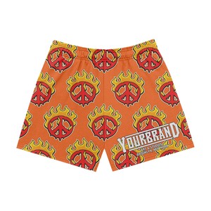 Vente en gros Fabricant de vêtements personnalisés Marque privée acceptée Sublimation Polyester Logo personnalisé Design Short en maille - Product Image 6