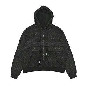 Sudaderas con Pedrería de Invierno de Alta Calidad de Marca Privada - Colores y Tallas Personalizadas, Mezcla de Algodón Transpirable y Ecológica, Pedidos al por Mayor - Product Image 1