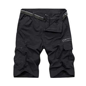 Shorts Cargo d'été pour Homme, Couleur Unie, Décontracté, Confortable, Extérieur, Séchage Rapide, Respirant, Taille Élastique, en Toile - Product Image 4