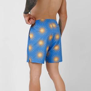 กางเกงขาสั้นผ้ายืดสแปนเด็กซ์เอวกลางผ้าแคนวาสออกแบบวินเทจป้องกันการเกิดรอยยับของผู้ชายเสื้อผ้าชายหาดและเล่นเซิร์ฟ - Product Image 4