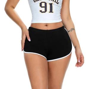 Ventas calientes de cintura alta 3 \ "Soft Gym Yoga Shorts para mujeres Venta caliente Gym Biker Booty Spandex Shorts Plain Dyed High Quality - Product Image 2