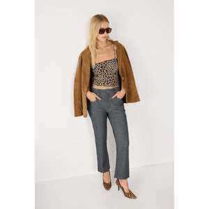 <b>Strappy</b> Leopard Print <b>Top</b> Bodysuit - Product Image 2