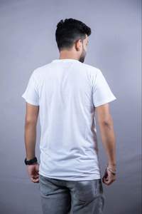 Camisetas de Verano para Hombre al por Mayor, de Algodón Jersey, Corte Holgado, Manga Corta, con Logotipo Personalizado OEM, Peso de Tela de 180 Gramos, Estilo Casual - Product Image 2