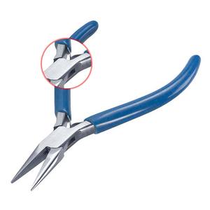 Pince à bec de chaîne à ressort à double feuille en acier inoxydable pour la fabrication de bijoux - Product Image 4