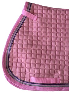 เบาะรองนั่งลายควิลท์สีชมพูทนทานปรับแต่งขนาดสีได้ทำจากวัสดุที่เป็นมิตรกับสิ่งแวดล้อมสำหรับขี่ม้าแข่งม้า - Product Image 3