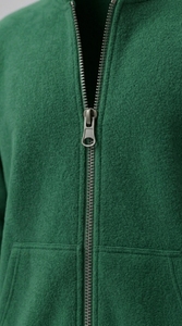 เสื้อฮู้ดซิปยูนิเซ็กซ์ INDEX APPAREL สีเขียวล้วน ผ้าฝ้ายเฟรนช์เทอร์รี่ สวมใส่สบายๆ ในฤดูใบไม้ร่วง ทรงปกติ - Product Image 6