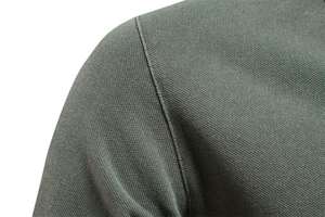 Polo de algodón 100% para hombre, Polo clásico de Color sólido, Polo de manga corta para hombre, Polo social informal de negocios de alta calidad para hombre - Product Image 6