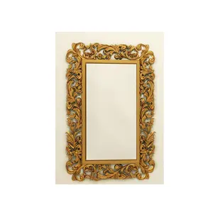 家居装饰镜框现代实木墙镜世纪中叶木制装饰卧室客厅镜子