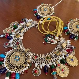 CHARM CHIRKY EXPERIMENTAL CHOKAR HECHO CON NUESTRAS PIEZAS CON MOTIVO DEL BEST VENDEDOR ES UNA MEZCLA DE OROS Y PLATAS ANTIGUAS OEM DE AA IMPEX - Product Image 3