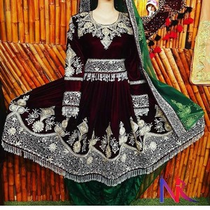 Vestido Kuchi afgano hecho a mano Tribal tradicional bordado mujeres Afghani Kuchi Festival vestido Pashtun cultura - Product Image 6