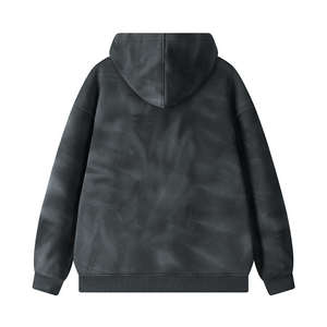 Offre Spéciale automne couleur unie hommes à manches longues fermeture éclair Hoodies avec des couleurs et des tailles personnalisées - Product Image 4
