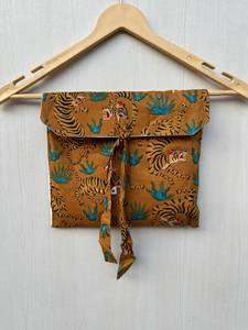 Conjunto de pijama de algodón suave con estampado de Tigre, traje de noche largo para adultos, estilo PJ informal de talla grande para fiestas nupciales, ropa de dormir de verano - Product Image 5