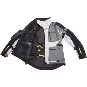 Veste de moto pour homme de haute qualité, sur mesure, coupe-vent et respirante, imperméable, veste textile pour la conduite d'aventure - Product Image 3