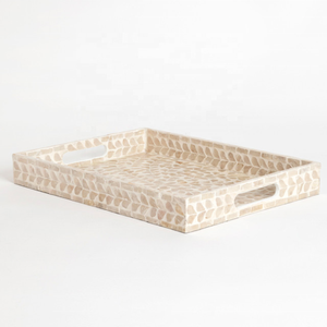 Haut de gamme en gros plateau rectangulaire en nacre plateaux de service accrocheurs du Vietnam - Product Image 1