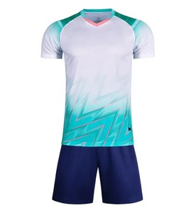 New <b>Soccer</b> Sports Wear Quick Dry Sweat Wicking Competition Team Uniform Top Only Polyester Casual Style Short Sleeve - Product Image 4