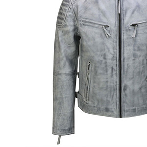 Chaqueta de cuero de oveja de alta calidad para hombre, chaqueta de cuero de invierno de alta calidad para mujer - Product Image 5