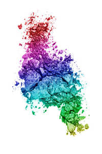 Palette d'ombres à paupières minérales certifiées HALAL, imperméables, longue tenue, poudre scintillante, multichrome, néon arc-en-ciel, logo personnalisé, vente en gros - Product Image 3