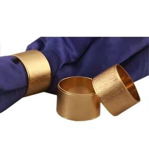 Anneaux de serviette en métal de haute qualité pour la décoration de table à la maison et pour les mariages - Product Image 2