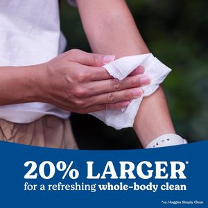Lingettes Huggies Extra Large non parfumées, 3 paquets à ouverture facile, 126 lingettes - Product Image 2