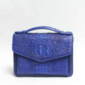 Fabrik direkt liefert 21,5x15x7cm echte Krokodil leder Damen handtasche Custom ized Handtasche Echte Ledertasche