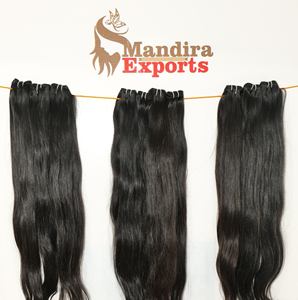 Extensiones de cabello humano virgen sin procesar de doble trama natural al por mayor 100% - Product Image 5