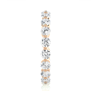 เพชรเม็ดสีทองคำบริสุทธิ์14K สวยลอยสายรัดตัดหมั้น VVS ชัดเจนห้องปฏิบัติการปลูกเพชรนิรันดร์ขายส่ง - Product Image 2