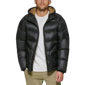 Chaqueta Acolchada de Moda Urbana para Hombre, Cierre Frontal, Mangas Largas, Bolsillos Laterales, Capucha, Nuevo Diseño, Chaquetas para Hombre - Product Image 1