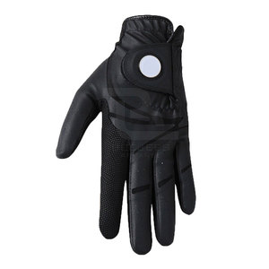 Venta al por mayor de alta calidad para todo tipo de clima guantes de golf de cuero genuino ropa deportiva transpirable para las manos - Product Image 3