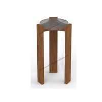 Améliorez votre salon avec notre table de boisson ronde en verre coulé table de boisson moderne ajouter une déclaration de luxe design élégant