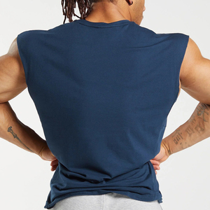 Débardeur de sport pour hommes de haute qualité 3D respirant tricoté Fitness musculation Singlet Logo personnalisé entraînement Stringer solide - Product Image 5