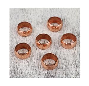 Laiton Acier inoxydable poli Rond de serviette moderne plaqué cuivre élégant Rond de serviette design de meilleure qualité - Product Image 1