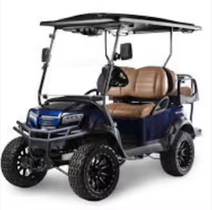 Carrito de Golf SHOW SALES Nuevo Modelo 2023 Precedent Negro Elevado de Alta Calidad Estándar para 5-6 Pasajeros, a Gasolina, 50-70 km/h, 90 km de Autonomía - Product Image 1