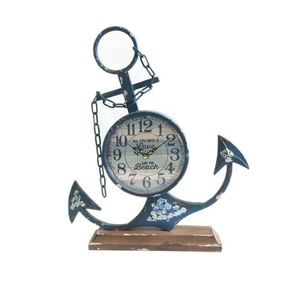 Antique gold elegant aluminum nautical <b>wall</b> <b>clock</b> for home office decor indoor decorative nautical desk <b>clock</b> bulk quantity 2025 - Product Image 2