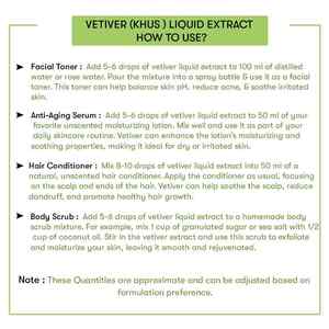 Extracto Líquido Herbal de Vetiver (Khus) - Product Image 5