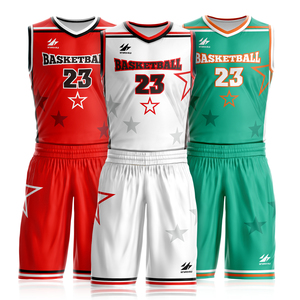 Hot Sale Breathable Women Shirts Wear Purple Reversible Basketball Uniform Black and Orange high quality - Product Image 1