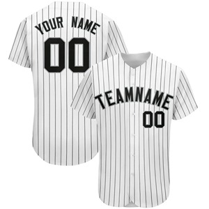 2025 maillot de Baseball personnalisé classique rayures verticales broderie Baseball chemise Softball jeu pratique uniforme hommes femme enfants - Product Image 5