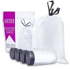 Cubo de basura degradable ecológico negro grande y resistente, plástico 33 40 50 60 galones 100 150 200 250, bolsa de revestimiento de basura de litros - Product Image 4