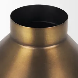 Jarrones Decorativos Antiguos de Metal con Forma de Flor para Sala de Estar y Dormitorio, Jarrones de Hierro Hechos a Mano para Decoración del Hogar y Oficina - Product Image 3