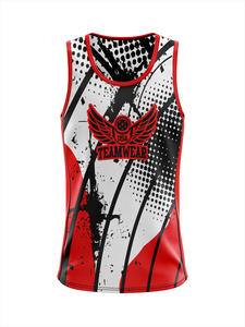 High Quality Vintage Fitness <b>Mesh</b> Yoga Hooded Tank <b>Tops</b> for Men Loose Fit Breathable Quick Dry Spandex/Cotton for Summer Sports - Product Image 3