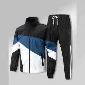 Trajes Deportivos de Nylon Personalizados al Por Mayor, Ropa Deportiva para Correr, Traje con Cierre, Trajes Deportivos Ligeros para Hombre - Product Image 2