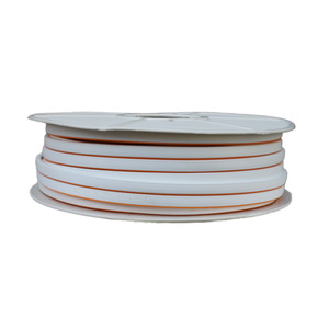 Bande lumineuse LED néon 12V IP65 10W 120 LED 6x12mm 5m/rouleau Flexible Monochrome Ambre Rose pour éclairage d'accentuation extérieur et intérieur - Product Image 1