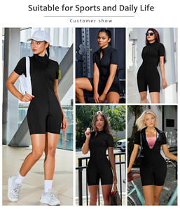 Costume de sauna pour femmes 5 fois sueur corps combinaison taille formateurs pour femmes ventre graisse entraînement survêtements - Product Image 6