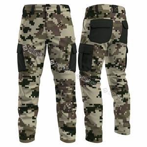 Pantalones tácticos Unisex de la mejor calidad, pantalones largos de algodón a prueba de viento transpirables de secado rápido, diseño de cordón personalizado para exteriores - Product Image 3