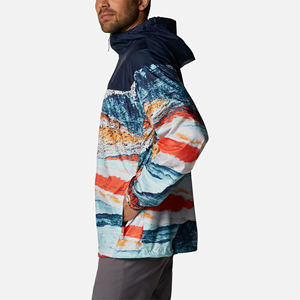 2025 conception personnalisée hommes mince veste d'hiver col montant toile coupe-vent pour vêtements de plein air haut produit du fabricant - Product Image 2