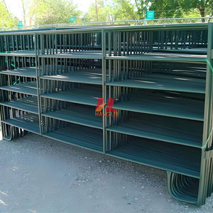 Paneles galvanizados de corral para caballos con valla eléctrica solar para granja ganadera Panel de caballos al por mayor - Product Image 1