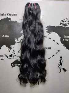 Cheveux indiens bruts de qualité supérieure, provenant d'un seul donneur, 100% bruts, non traités, extensions de cheveux pour les vendeurs à Chennai, Inde du Sud - Product Image 2