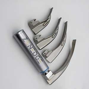 Nouvel ensemble EMT anesthésie examen chirurgical laryngoscope Macintosh Standard poignées 4 lames acier inoxydable plastique poignées boîte - Product Image 4