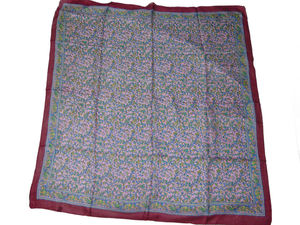 Foulard en soie à imprimé Paisley teint à la main, accessoire d'été pour femmes FAS06541 pour adultes - Product Image 4