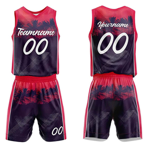 Ropa Deportiva Personalizada con Nombre y Número de Equipo, Sublimación, Conjunto de Camiseta y Pantalones Cortos de Baloncesto de Alta Calidad, Uniforme de Baloncesto con Bordado OEM - Product Image 1
