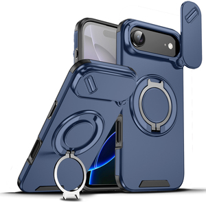 Magentic Vòng Đứng Chủ Chống Sốc Trượt Máy Ảnh Cover Quay Lại Cho <span class=keywords><strong>iPhone</strong></span> 17 Không Khí 14pro Max <span class=keywords><strong>360</strong></span> Điện Thoại Di Động Điện Thoại Di Động Bảo Vệ - Product Image 5
